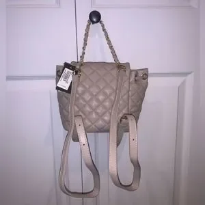 Badgley Mischka | Bags | Nwt Beige Badgley Mischka Quilted  display picture 1